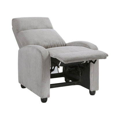 Fauteuil inclinable Covelo en velours côtelé