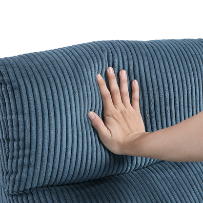 Fauteuil inclinable Covelo en velours côtelé