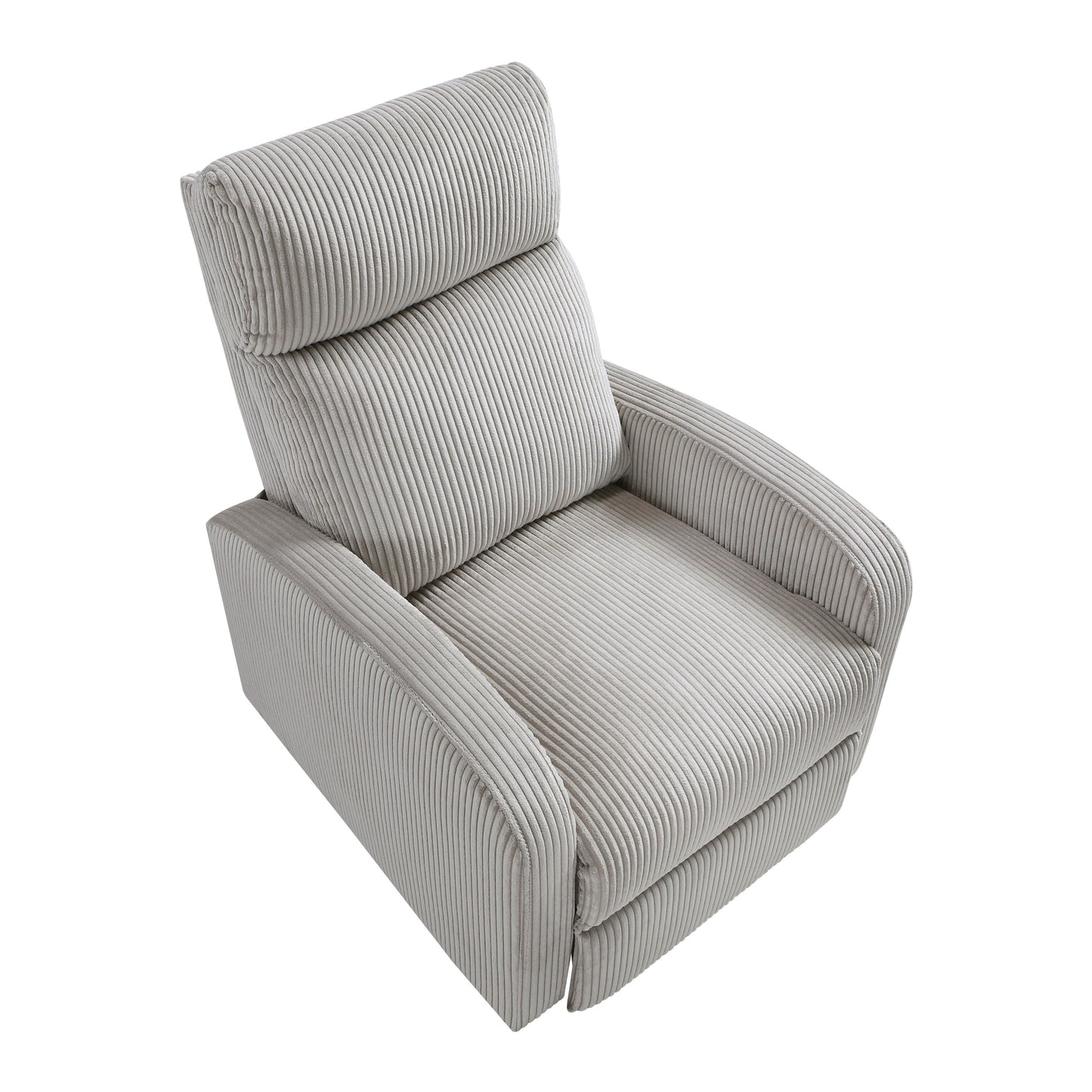 Fauteuil inclinable Covelo en velours côtelé