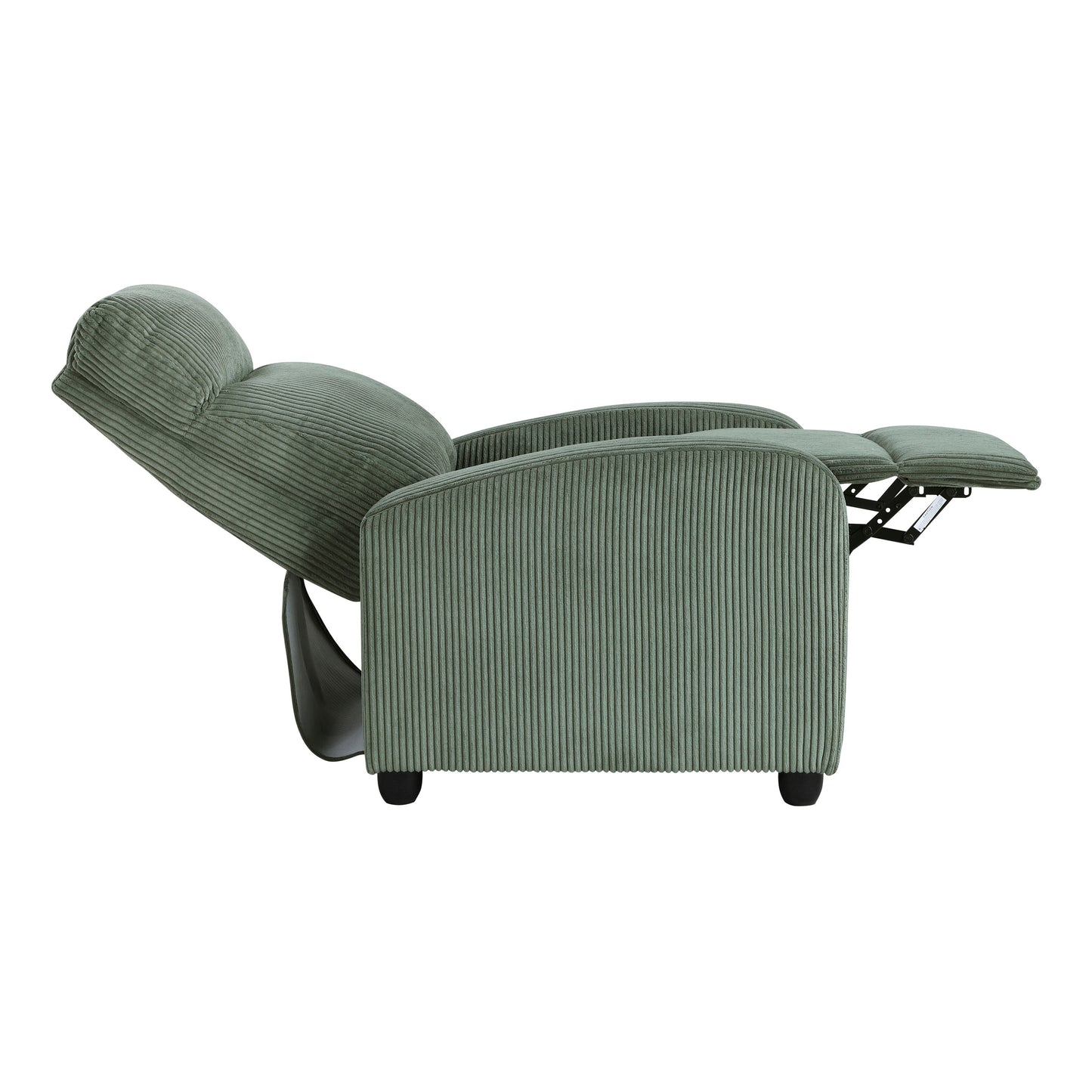 Fauteuil inclinable Covelo en velours côtelé