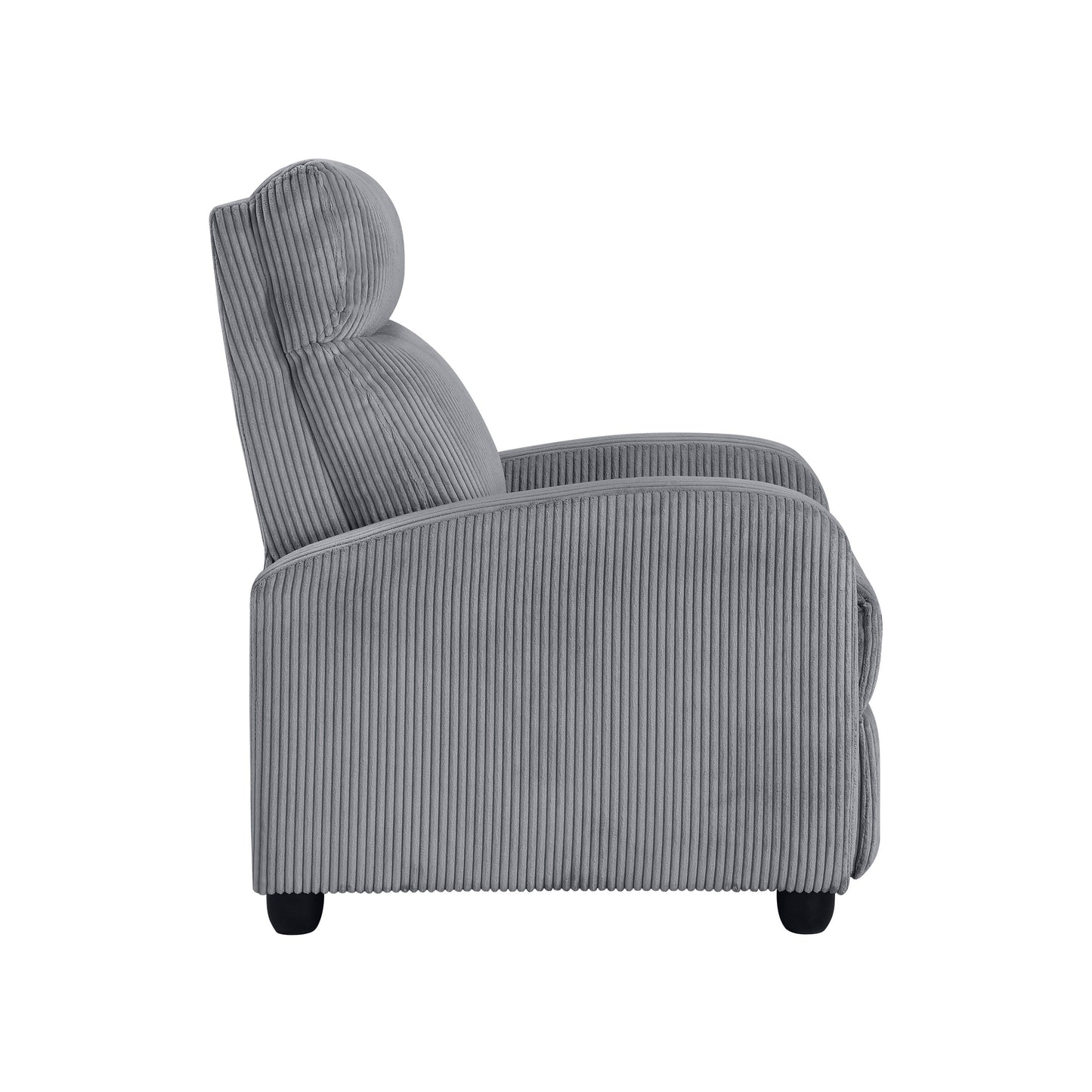 Fauteuil inclinable Covelo en velours côtelé