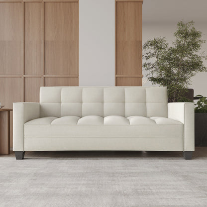 Canapé rembourré en lin moderne et chic de CraftPorch