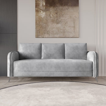 Canapé luxueux rembourré en velours CraftPorch