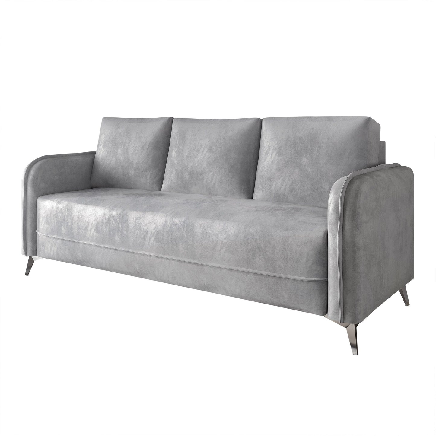 Canapé luxueux rembourré en velours CraftPorch