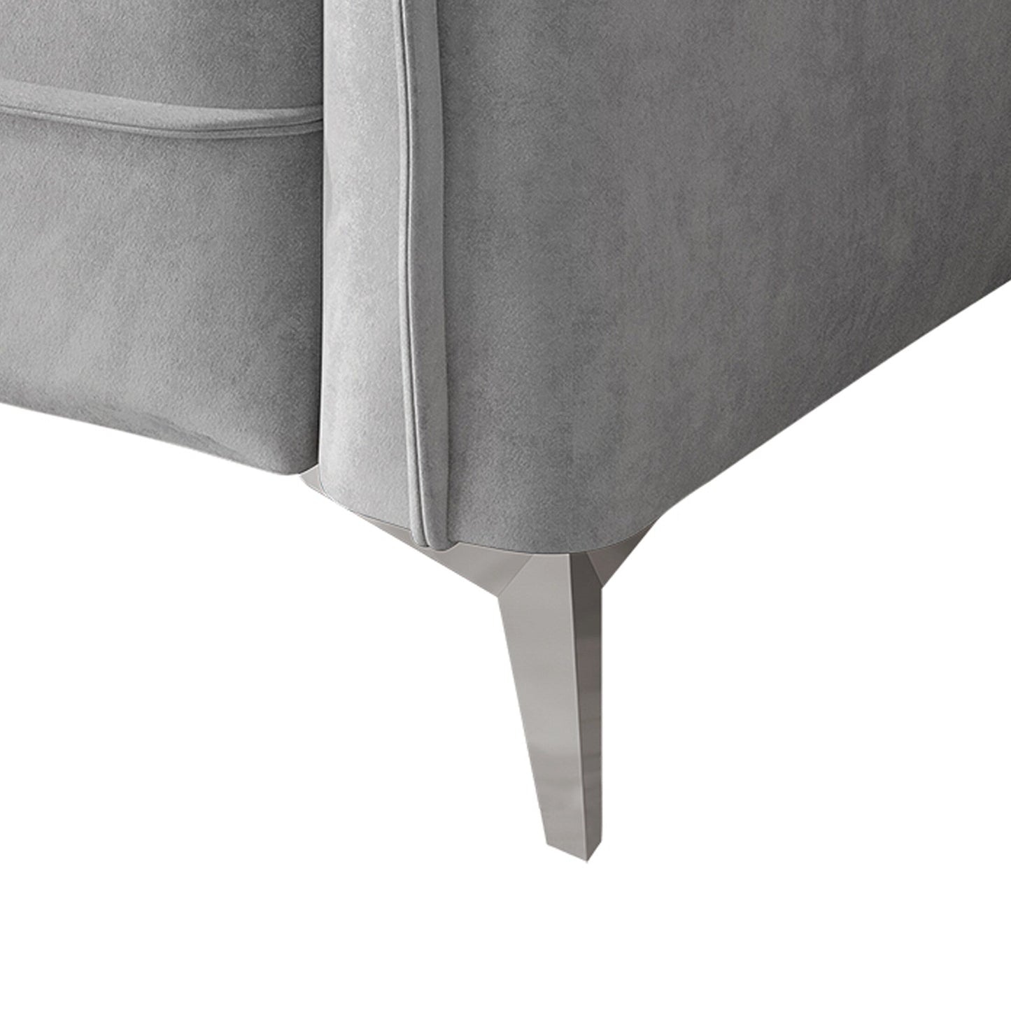 Canapé luxueux rembourré en velours CraftPorch