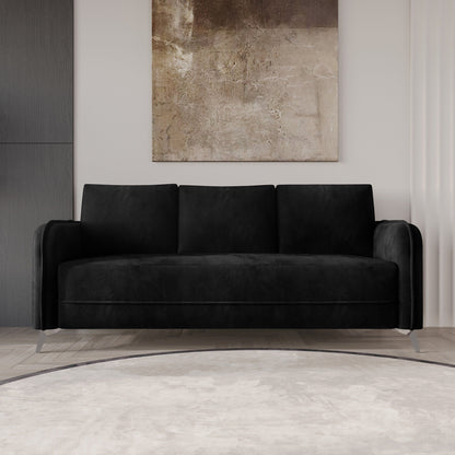 Canapé luxueux rembourré en velours CraftPorch