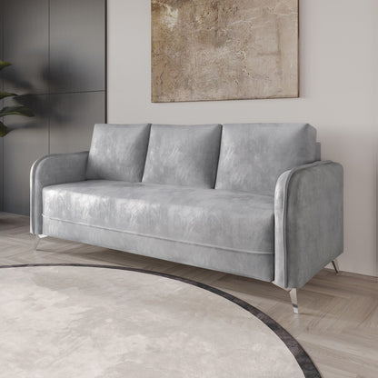 Canapé luxueux rembourré en velours CraftPorch