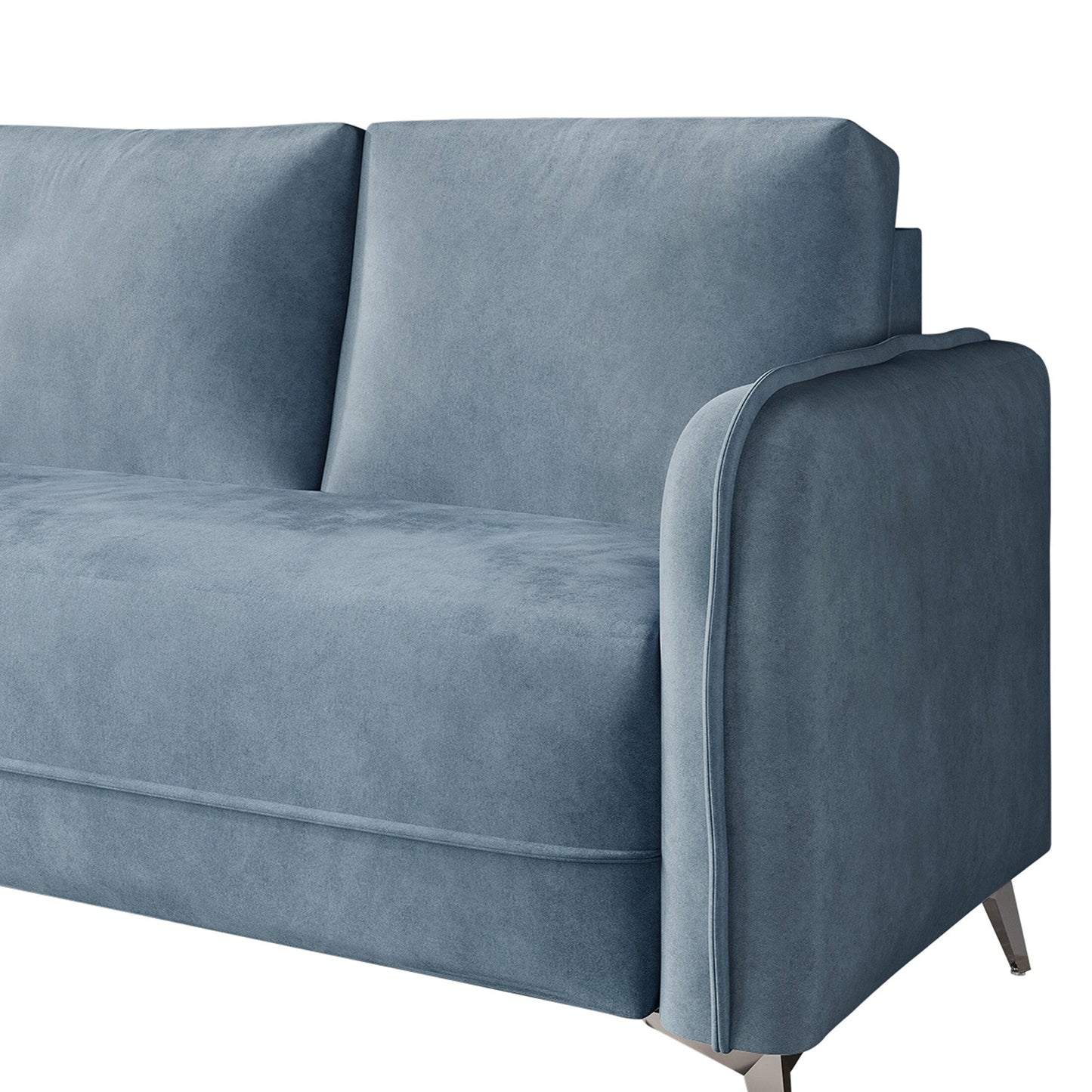 Canapé luxueux rembourré en velours CraftPorch