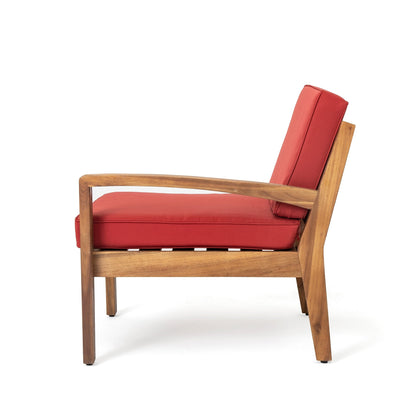 Ensemble canapé-fauteuil Creta avec accoudoirs gauche et droit, 76 cm, amovible, rouge-brun