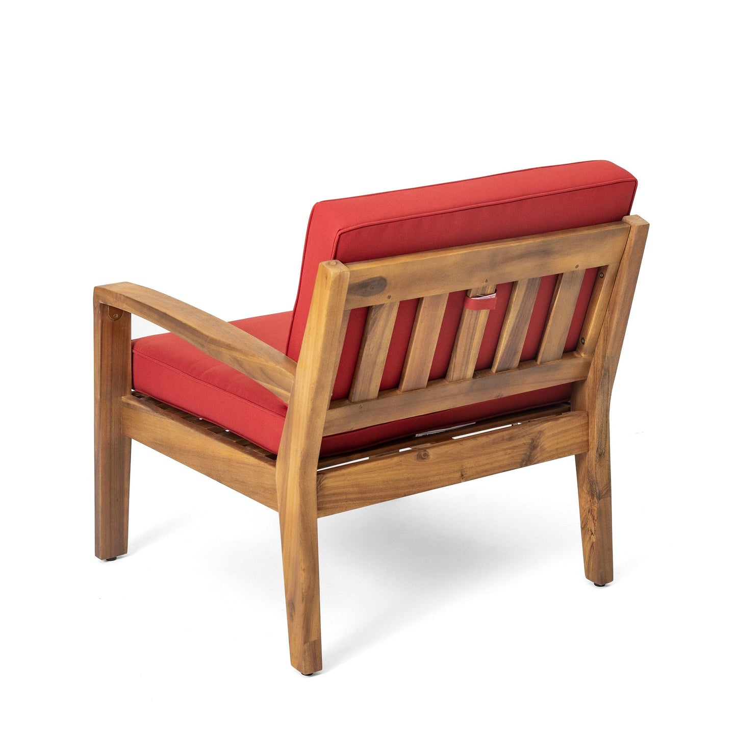 Ensemble canapé-fauteuil Creta avec accoudoirs gauche et droit, 76 cm, amovible, rouge-brun