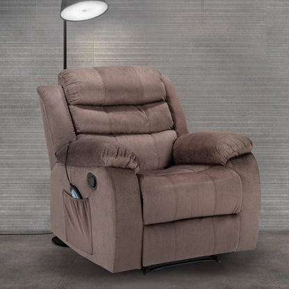 Fauteuil de massage rembourré avec fonction chauffante