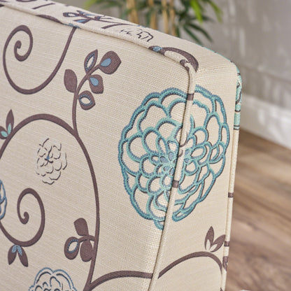 Fauteuil club inclinable à motif floral Darvis par Christopher Knight Home