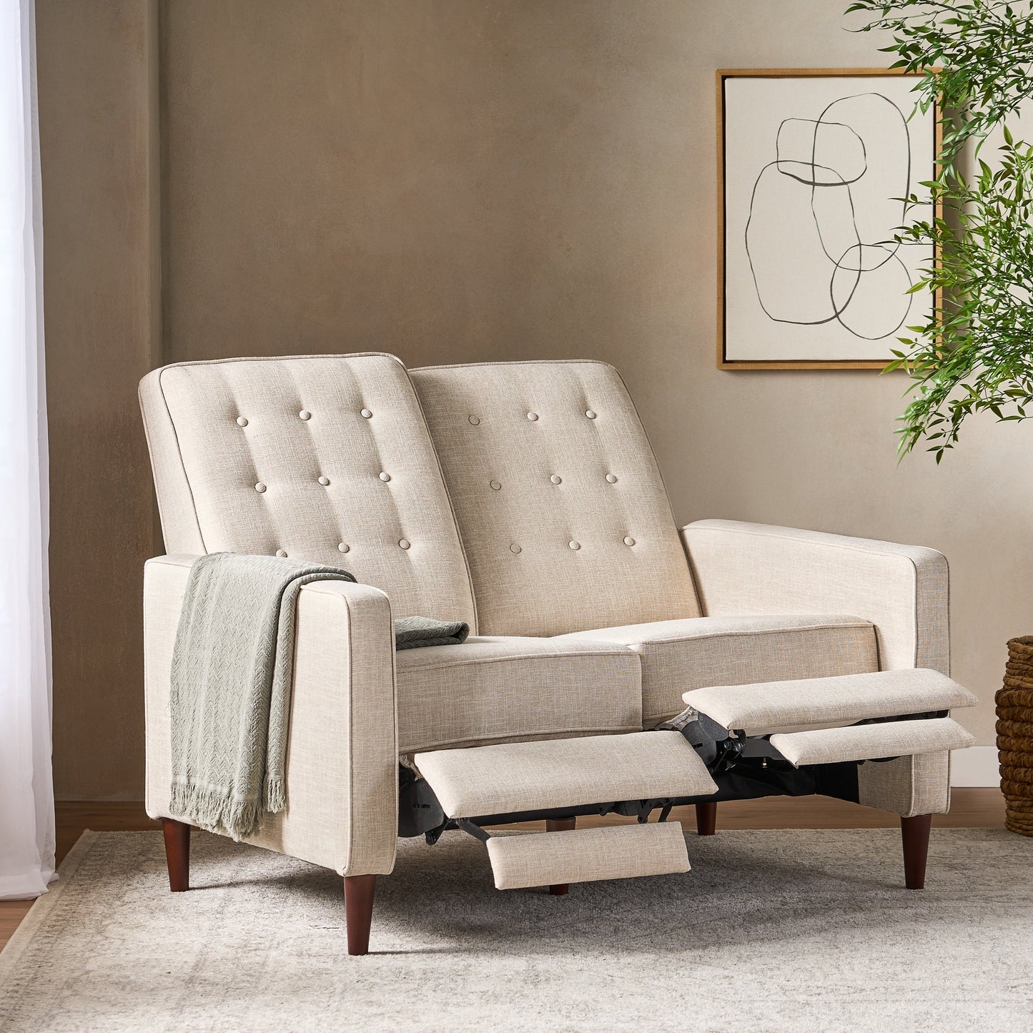 Fauteuil inclinable rembourré Denison par Christopher Knight Home