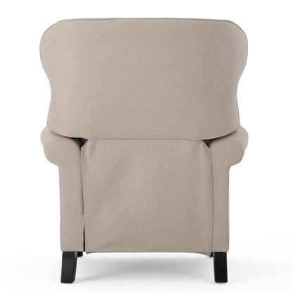 Fauteuil inclinable capitonné à point de diamant avec garniture cloutée