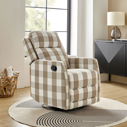 Fauteuil inclinable pivotant à 360 degrés Diana Modern en polyester par HULALA HOME