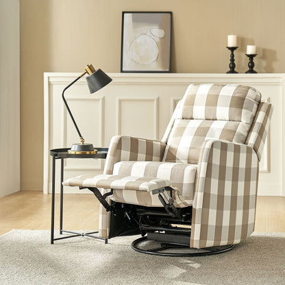 Fauteuil inclinable pivotant à 360 degrés Diana Modern en polyester par HULALA HOME