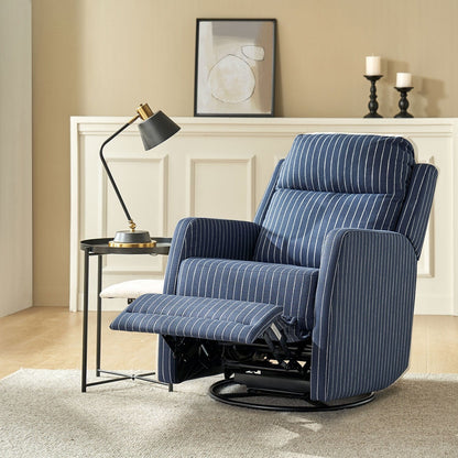 Fauteuil inclinable pivotant à 360 degrés Diana Modern en polyester par HULALA HOME
