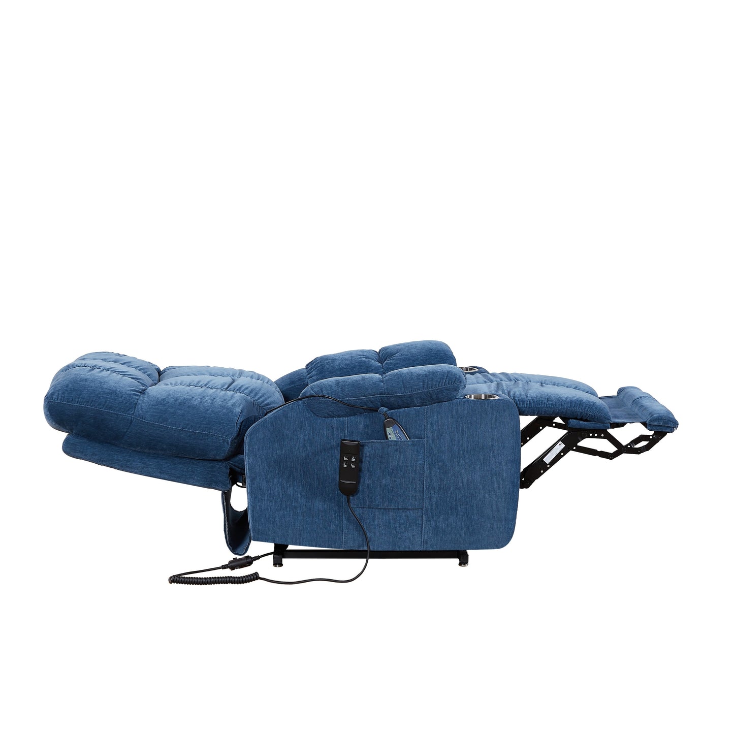 Fauteuil inclinable électrique OKIN à double moteur pour personnes âgées, inclinaison infinie de 105° à 180°, chauffage et massage avec 8 points de vibration