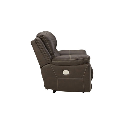Fauteuil inclinable mural Power Zero en cuir marron Signature Design by Ashley Dunleith