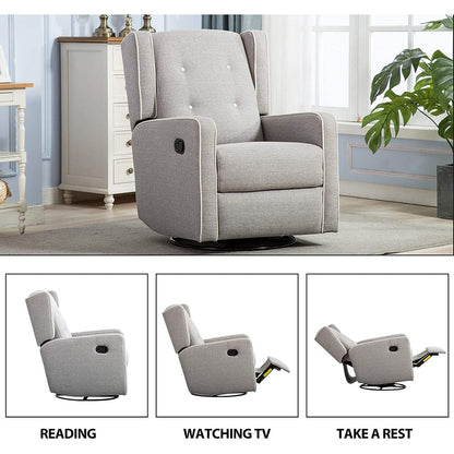 Fauteuil inclinable pivotant à bascule de course, siège simple, ensemble de deux