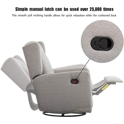 Fauteuil inclinable pivotant à bascule de course, siège simple, ensemble de deux