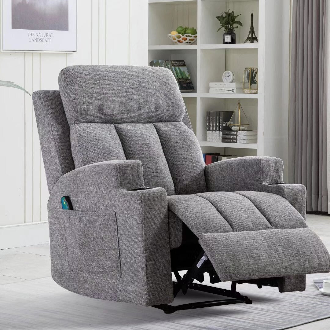 Fauteuil inclinable de massage et canapé simple manuel avec télécommande