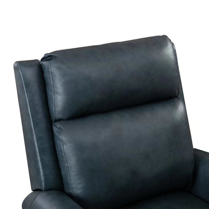 Fauteuil inclinable club en cuir véritable Ebello