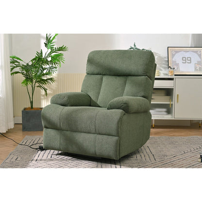 Fauteuil inclinable électrique pour personnes âgées avec télécommande, poche latérale, support ergonomique et siège spacieux