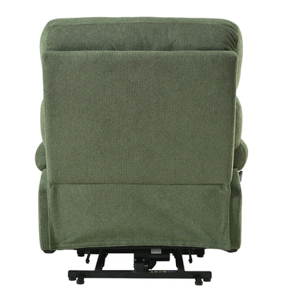 Fauteuil inclinable électrique pour personnes âgées avec télécommande, poche latérale, support ergonomique et siège spacieux