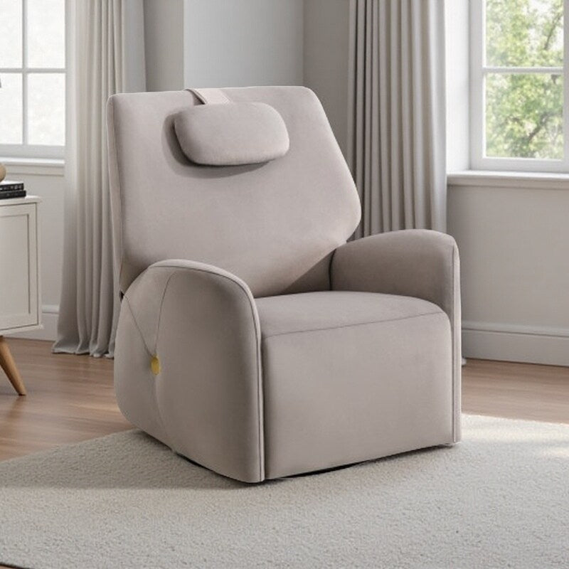 Fauteuil inclinable électrique pivotant à 270°, mouvement de bascule, support lombaire et cervical ergonomique, deux ports USB/Type-C