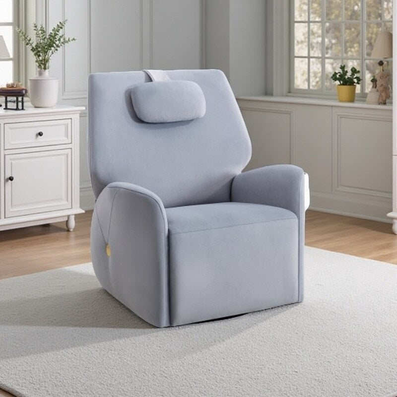 Fauteuil inclinable électrique pivotant à 270°, mouvement de bascule, support lombaire et cervical ergonomique, deux ports USB/Type-C