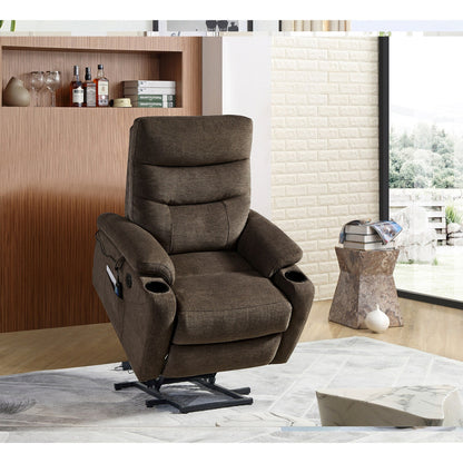 Fauteuil inclinable électrique avec relevage et massage