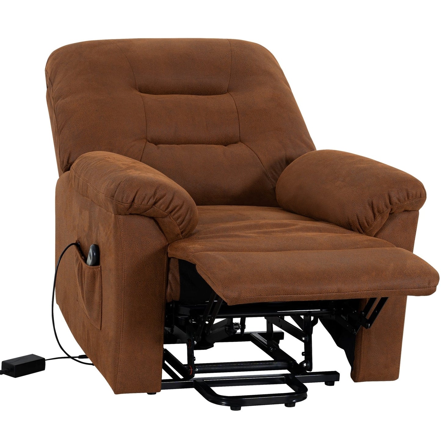 Fauteuil inclinable électrique avec releveur, fauteuil inclinable électrique avec télécommande, fauteuil inclinable électrique confortable pour personnes âgées