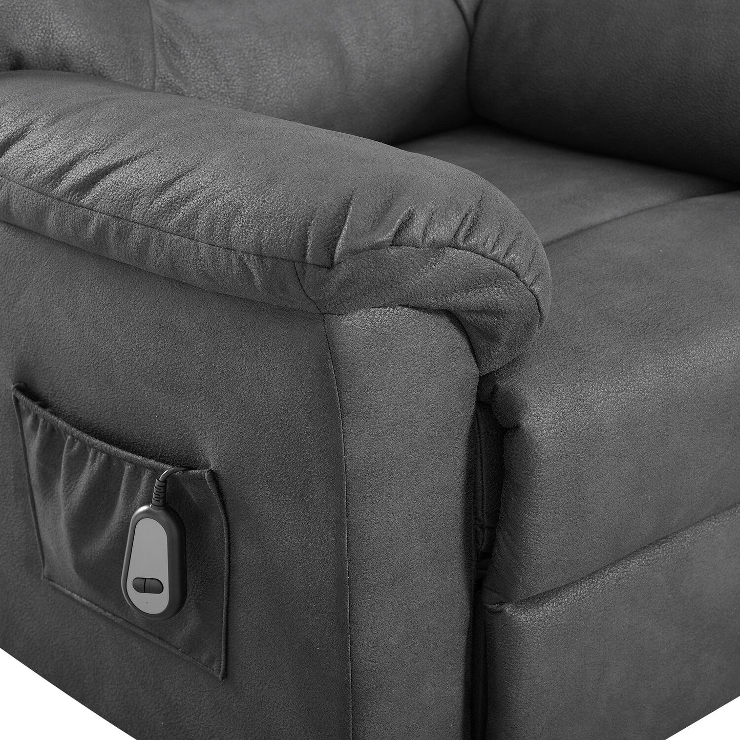 Fauteuil inclinable électrique avec releveur, fauteuil inclinable électrique avec télécommande, fauteuil inclinable électrique confortable pour personnes âgées