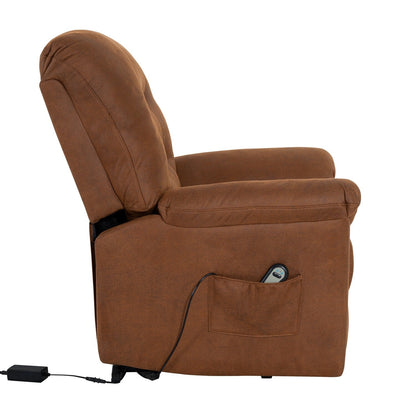 Fauteuil inclinable électrique avec releveur, fauteuil inclinable électrique avec télécommande, fauteuil inclinable électrique confortable pour personnes âgées