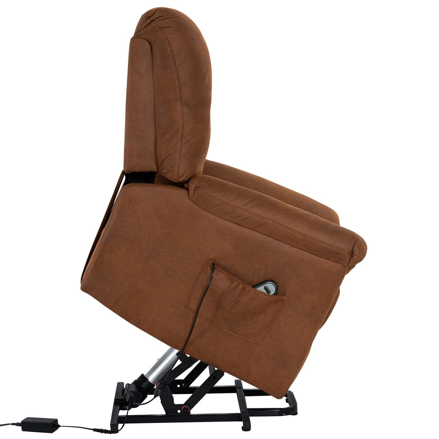 Fauteuil inclinable électrique avec releveur, fauteuil inclinable électrique avec télécommande, fauteuil inclinable électrique confortable pour personnes âgées