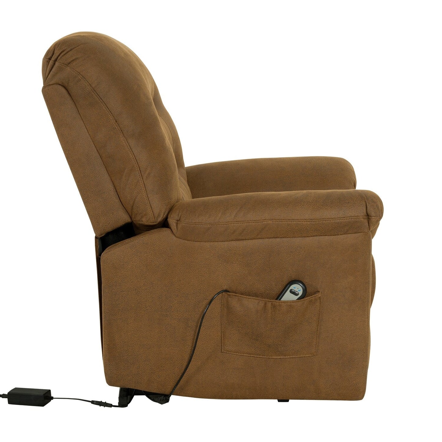 Fauteuil inclinable électrique avec releveur, fauteuil inclinable électrique avec télécommande, fauteuil inclinable électrique confortable pour personnes âgées