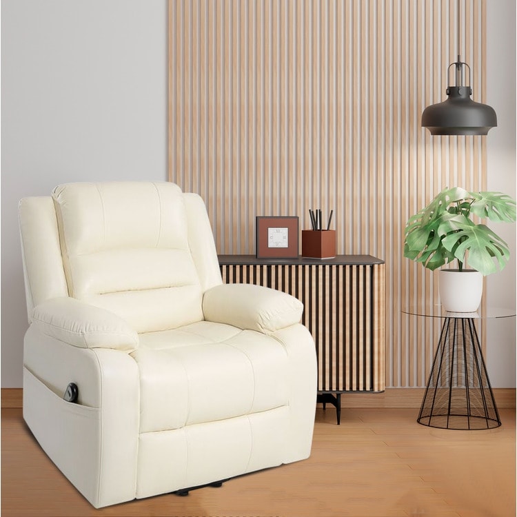 Fauteuil inclinable électrique avec releveur, fauteuil inclinable électrique avec télécommande, fauteuil inclinable électrique confortable pour personnes âgées