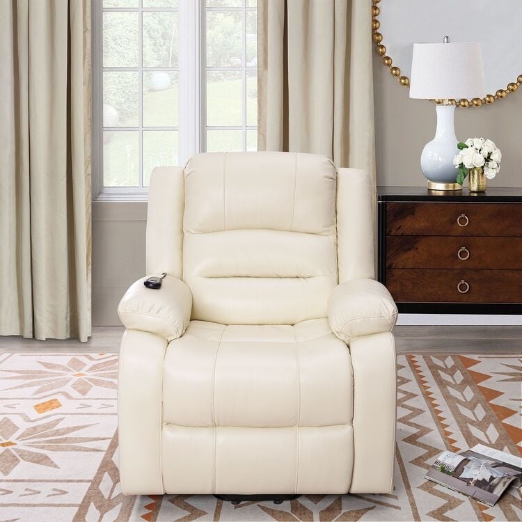 Fauteuil inclinable électrique avec releveur, fauteuil inclinable électrique avec télécommande, fauteuil inclinable électrique confortable pour personnes âgées