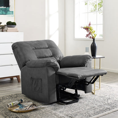 Fauteuil inclinable électrique avec releveur, fauteuil inclinable électrique avec télécommande, fauteuil inclinable électrique confortable pour personnes âgées