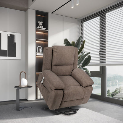 Fauteuil inclinable électrique avec massage pour personnes âgées