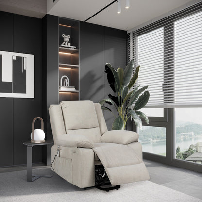 Fauteuil inclinable électrique avec massage pour personnes âgées