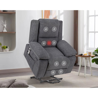 Fauteuil releveur électrique inclinable avec massage