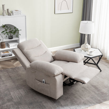 Fauteuil inclinable électrique avec massage, chauffage lombaire et cadre en acier