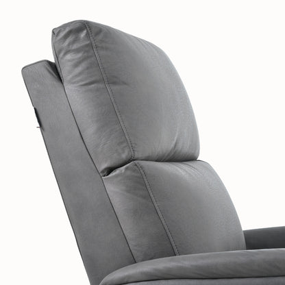 Fauteuil inclinable électrique avec ports USB, assise confortable et commandes latérales, idéal pour le salon
