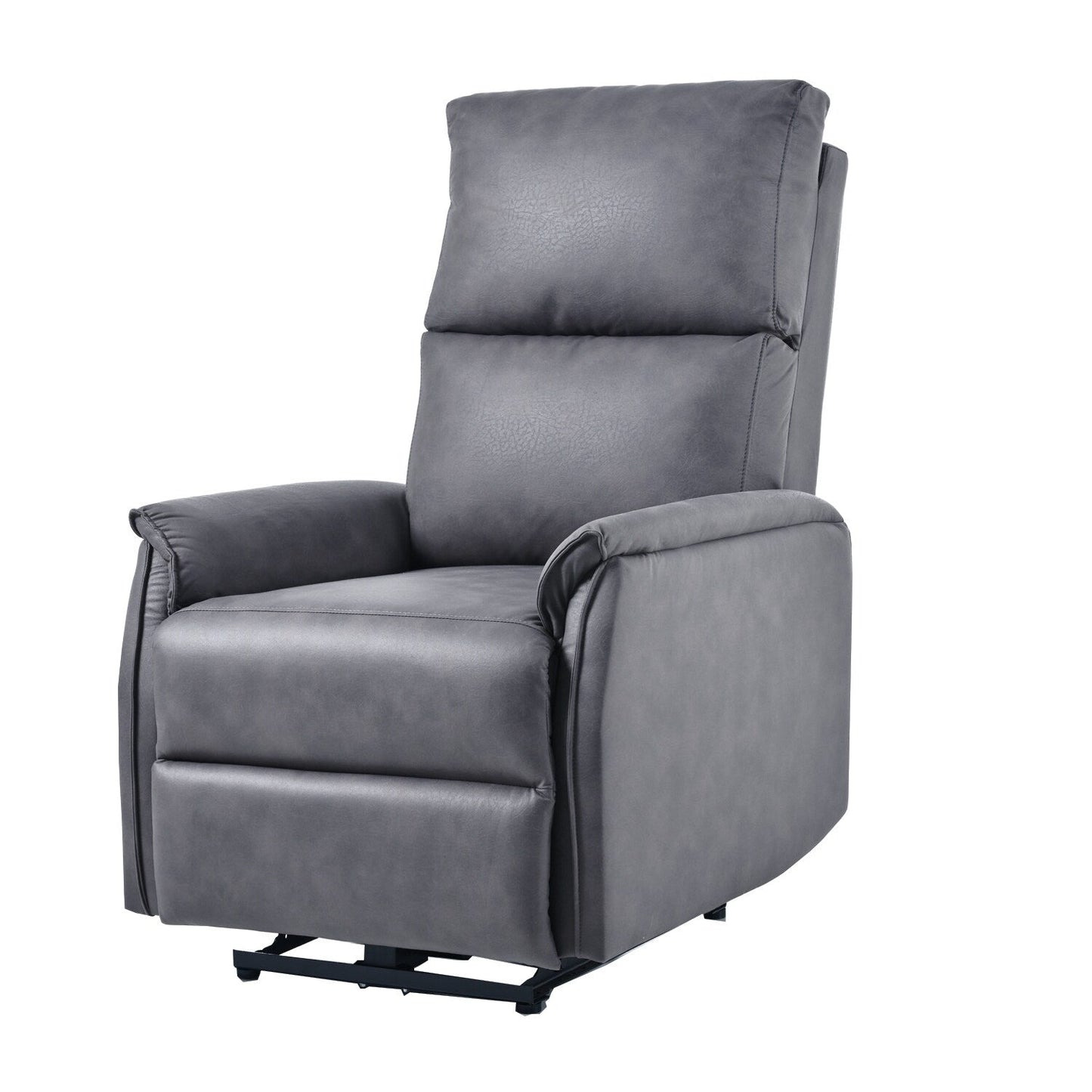 Fauteuil inclinable électrique avec ports de chargement USB, panneau de commande latéral et design confortable pour une utilisation en salon