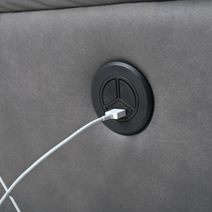 Fauteuil inclinable électrique avec ports USB et commandes latérales