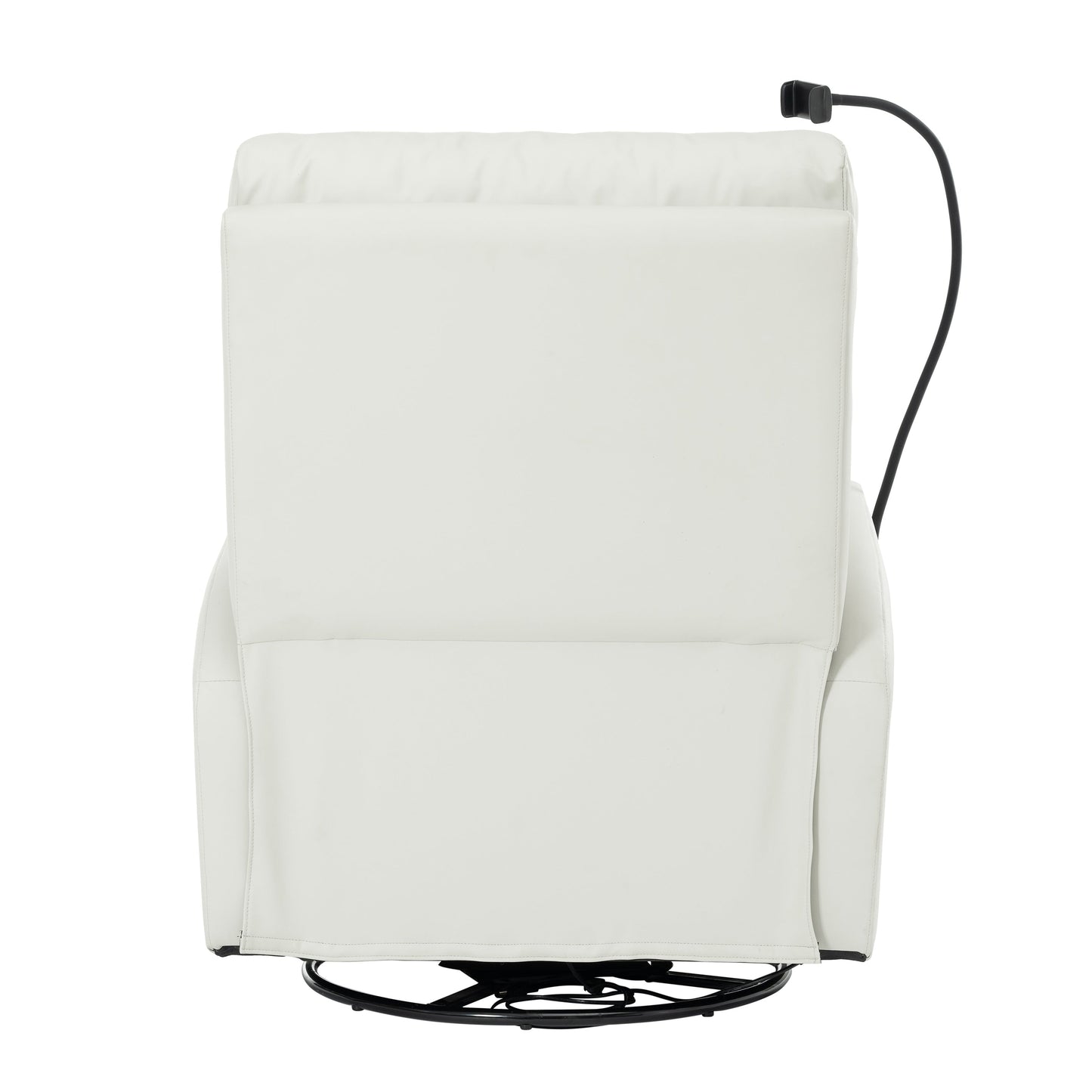 Fauteuil inclinable électrique pivotant à 270°, repose-pieds réglable, ports de charge USB et Type-C pour chambre d'enfant et salon
