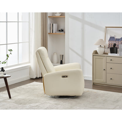 Fauteuil inclinable électrique pivotant à 270° avec commande par bouton pour chambre d'enfant, salon ou chambre d'enfant