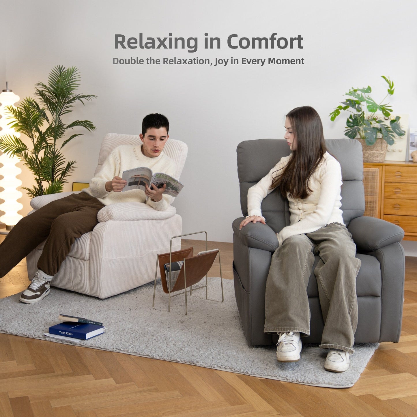 Fauteuil inclinable pivotant électrique